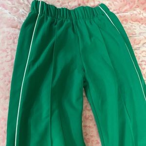 xxs wildflower flare green pants